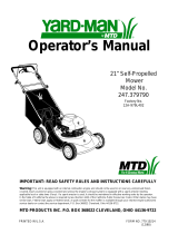 Yard-Man 247.379790 User manual