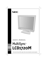 Mitsubishi LCD1720M User manual