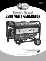 All-Power APG3002 Owner's manual