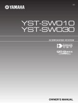 Yamaha SW030SL - Subwoofer - 75 Watt User manual