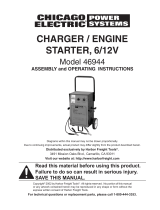 Chicago Electric 46944 Operating instructions