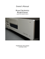 Muse electronic Model Eleven User manual