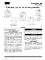 Carrier HUMCCLFP1025-A User manual