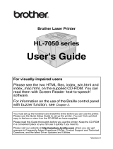 Brother HL-7050 User manual