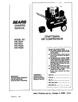 Sears 919.17621 User manual