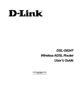 D-Link DSL-G624T User manual