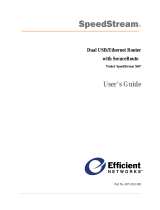 Efficient Networks SpeedStream 5667 User manual