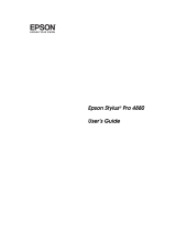 Epson Stylus Pro 4880 Portrait Edition User manual