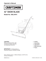 Craftsman 486.24441 User manual