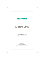 ASROCK AM2NF3-VSTA - V1.2 User manual