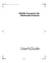 Epson 52C User manual