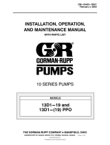 GORMAN-RUPP 13D1-(19) PPO User manual