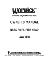 Warwick LWA 1000 Owner's manual