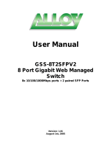 Alloy 8 Port Gigabit Web Managed Switch User manual