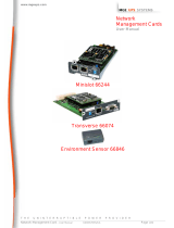 MGE UPS Systems minislot 66244 User manual