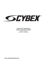 CYBEX VR3 User manual