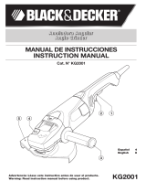 Black & Decker KG2001 User manual
