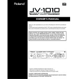 Roland JV-1010 User manual