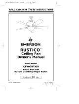 Emerson CF160 User manual