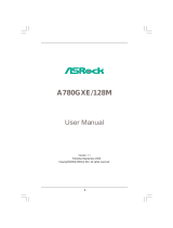 ASROCK A780GXE-128M User manual