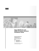 Cisco 828 User manual