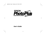 Epson Photo Plus User manual