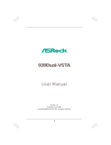ASROCK 939Dual-VSTA User manual