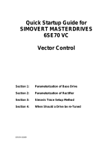 Vector SIMOVERT MASTERDRIVES 6SE70 VC User manual