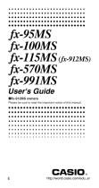 Casio fx-100MS User manual