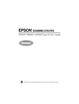 Epson ActionScanner User manual