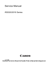 Canon iR2016 Series User manual