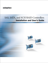 Adaptec Serial ATA II RAID 2420SA User guide