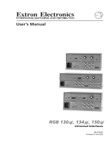 Extron electronics 150xi User manual