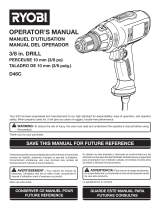 Ryobi D46C User manual