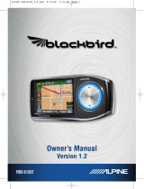 Alpine PMD-B100T - Blackbird - Automotive GPS Receiver User manual