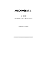 Auto Page RF-425LCD User manual