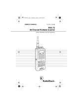 Radio Shack PRO-72 User manual