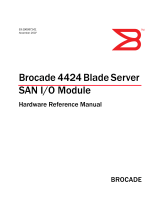 Brocade Communications Systems BROCADE 4424 BLADE SERVER 53-1000571-01 User manual
