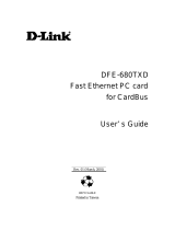 D-Link DFE-680TXD User manual