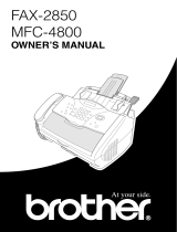 Brother MFC4800 User manual