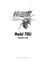 Hornet 700 User manual
