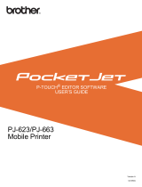 Brother P-touch PJ-623 User manual