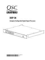 QSC Audio DSP-30 (D) User manual