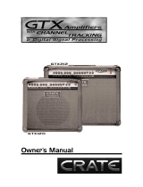 Crate Amplifiers GTX212 User manual