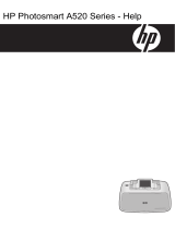 HP Photosmart A520 Printer series User manual