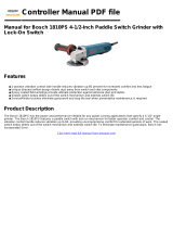 Bosch Power Tools 1810PS User manual
