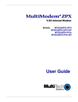 Multi-Tech Systems MT9234ZPX-UPCI User manual