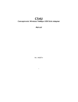 Conceptronic C54U User manual