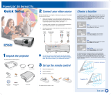 Epson PowerLite S5 Operating instructions