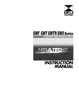Meiji Techno EMF, EMT, EMX Owner's manual